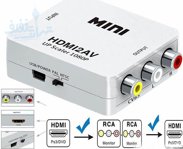 تبدیل کننده و مبدل HDMI به VGA