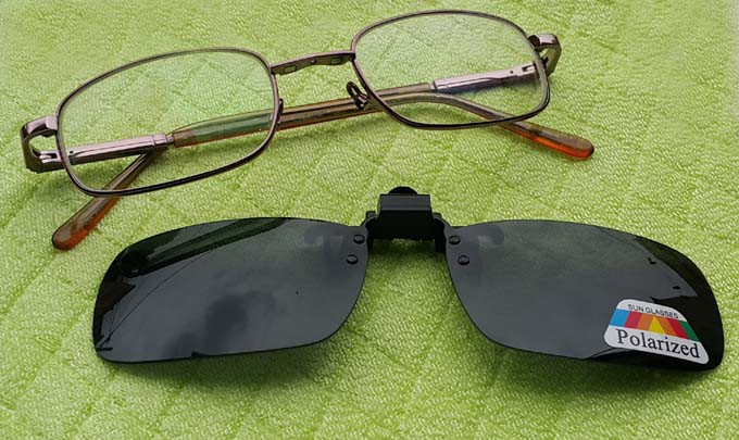 کاور آفتابی عینک طبی - آفتابگیر عینک طبی آهنربایی گیره ای