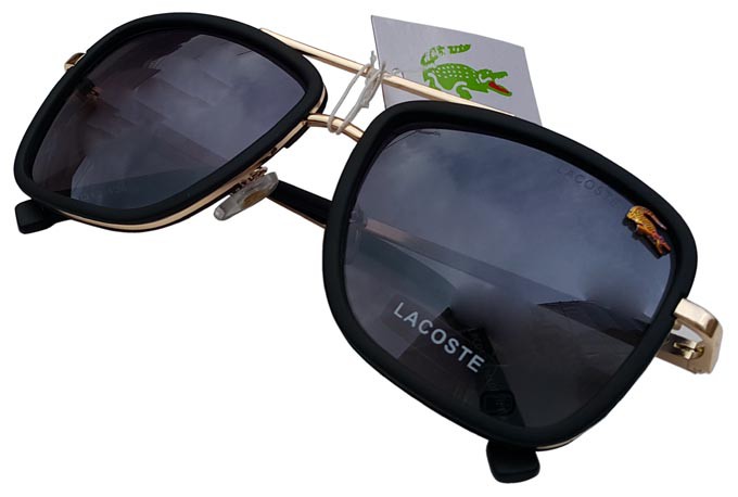 عینک آفتابی لاگوست زنانه و مردانه به همراه کیف زیپی و دستمال عینک